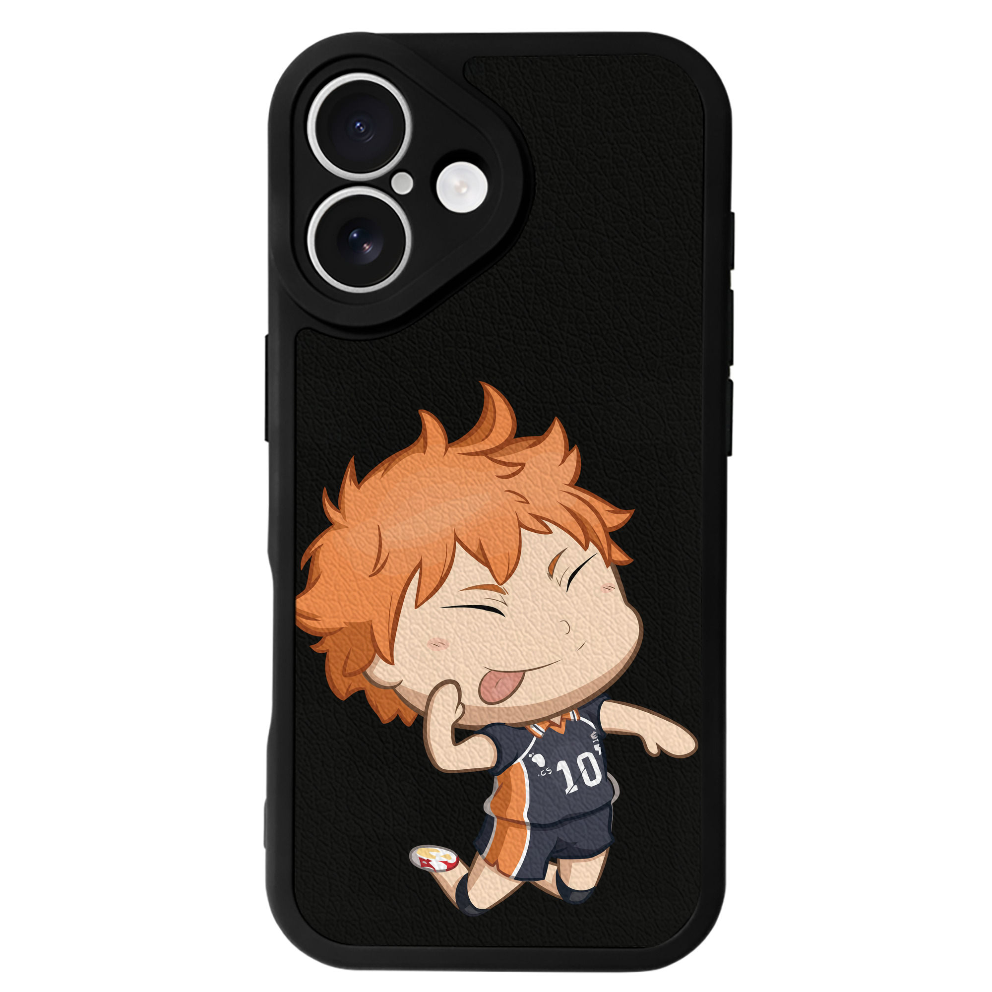 （画像用） ハイキュー!! Haikyu!! 【iPhone 16シリーズ対応】シリコンスマホケース（レザー調） 材質：シリコン